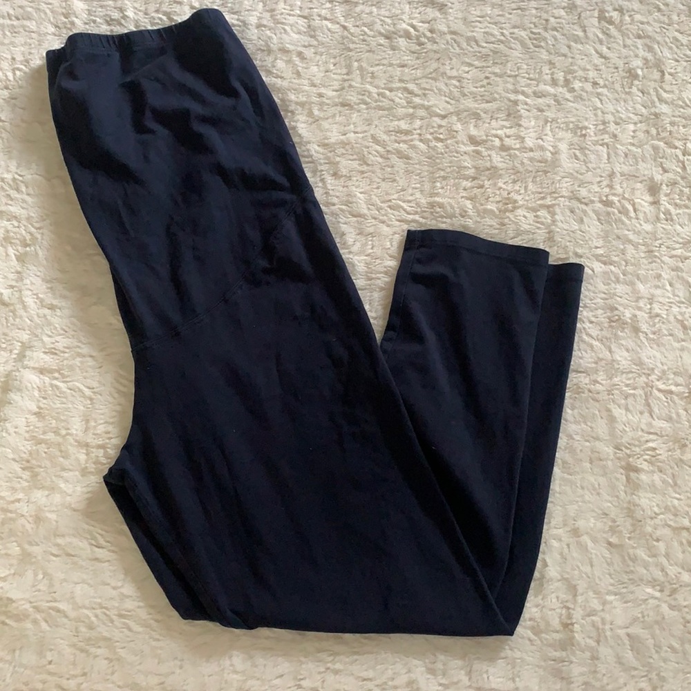 Cropped maternity leggings